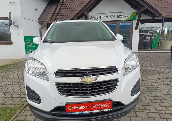 Chevrolet Trax cena 39900 przebieg: 100963, rok produkcji 2013 z Pruszcz Gdański małe 379